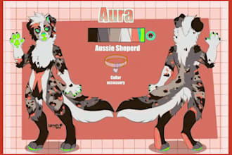 draw a furry reference sheet furry ref sheet for your fursona