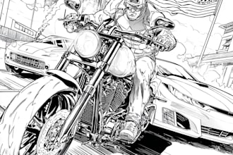 design original comic character for your story