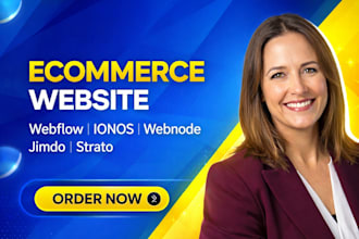 develop webflow ionos strato webnode  jimdo ecommerce website design redesign