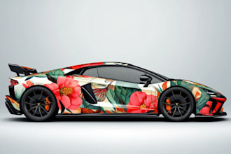 do car wrap, van wrap design vehicle wrap