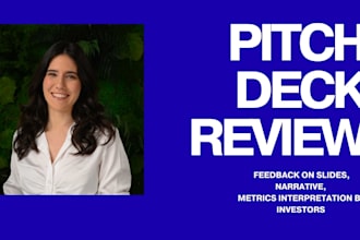 provide feedback on your fundraising pitch deck