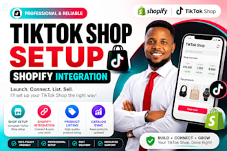 setup tiktok shop, integrate shopify and fix tiktok shop issues