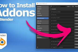 create addon for blender