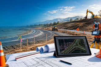 do professional roadway site planning, grading and civil design