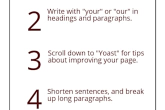 write on page SEO website pages
