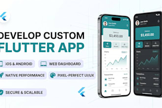 be your flutter and react developer for cross platform apps