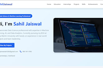 build ai, machine learning models and full stack web apps