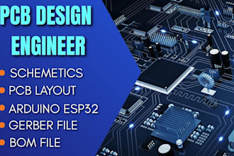 pcb design, pcb layout, circuit design, and electronics schematic design
