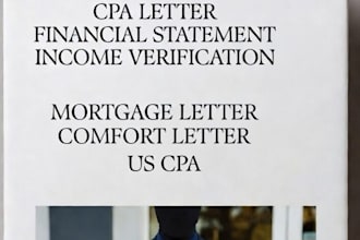do CPA letter, income, expense ratio letter, mortgage letter, audit review