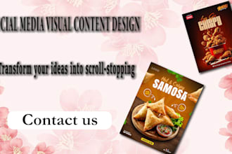 create social media visuals post banner