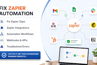 fix zapier automation and be zapier expert