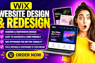 build wix website design and redesign wix website, wix website redesign, wix SEO