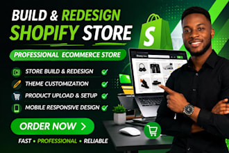 build shopify store redesign design copy ecommerce store redesign shopify store