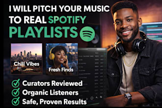 pitch your music to real spotify playlists for organic growth