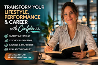 coach you through lifestyle, performance and career transformation