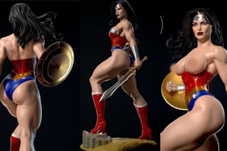 3d digital sculpt,human figure,anatomy,shelf figurine,3dprint,realism 3dnsfw,stl