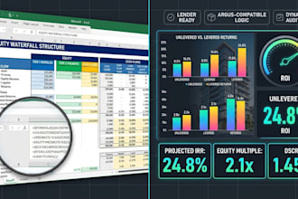 real estate financial model, multifamily, commercial feasibility, dcf valuation