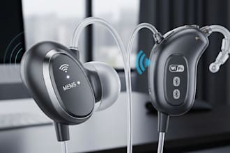 design smart microphone design, wearable hifi mems mic wifi bt earbuds and aids
