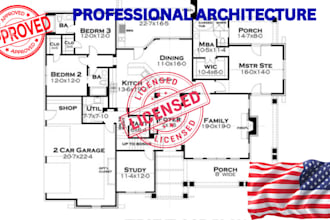 prepare architectural plans and working drawings for building approval for oh tx