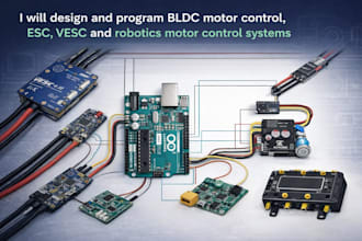 design and program bldc motor control esc vesc and robotics motor control