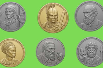 sculpt 3d coin bas relief medallion coin stl model for 3d printing