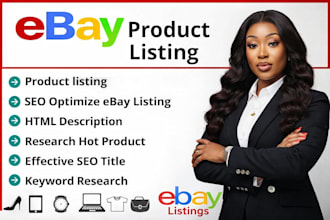 do ebay listing, ebay seo product listing, ebay lister, ebay product upload