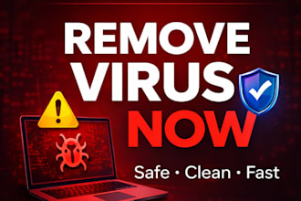 remove virus and malware from your PC fast and safely