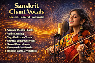 sing sanskrit chants and sacred mantra vocals for meditation music