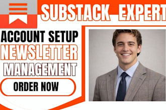 fully setup substack account manage beehiiv newsletter substack newsletter