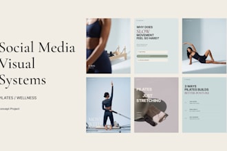 design social media visual templates for your brand