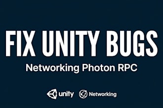 fix unity multiplayer bugs, networking and photon fusion issues