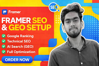 do framer SEO to rank your website on google