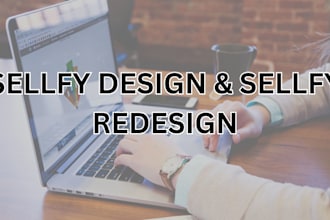 do your shopify sellfy design and sellfy redesign