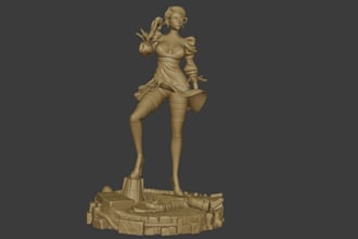 sculpt steampunk character,historical figures,toys,tabletop gamers for 3d print