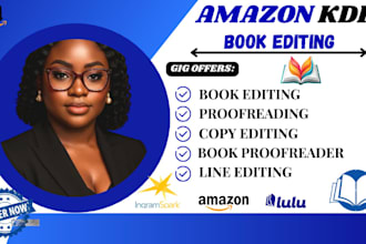 do complete book editing, layout design, book editor and manuscript formatting