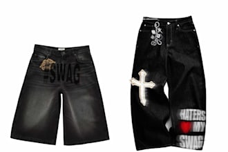 design trendy streetwear clothing graphics