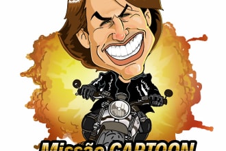 draw  nice cartoons and caricatures