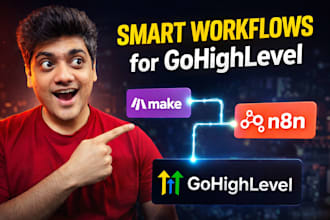 automate your gohighlevel with n8n or make com