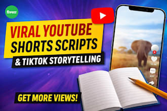 write viral youtube shorts scripts or storytelling scripts