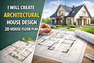design architectural house plans and 2d floor plans professionally