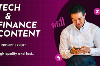 be your expert ai prompt engineer for tech and finance