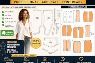 make clothing sewing pattern and pattern grading in pdf format