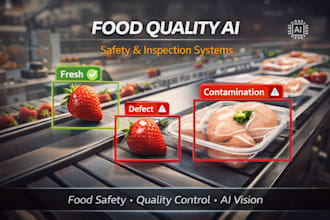 build computer vision systems for food safety and quality control