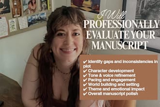provide professional manuscript evaluation for your novel