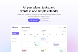 design a landing page for your startup