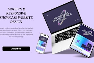 responsive e commerce or business website design