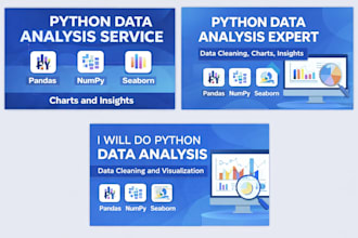 do python data analysis using pandas  matplotlib and seaborn