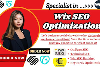 revamp wix landing page, squarepace, godaddy single page, wix sales funnels, seo