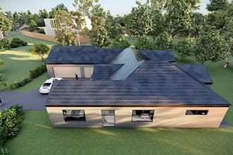 remodel modern house exterior, cottage house design, front yard garden landscape