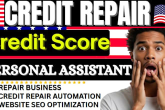 setup credit repair automation website and sale funnel